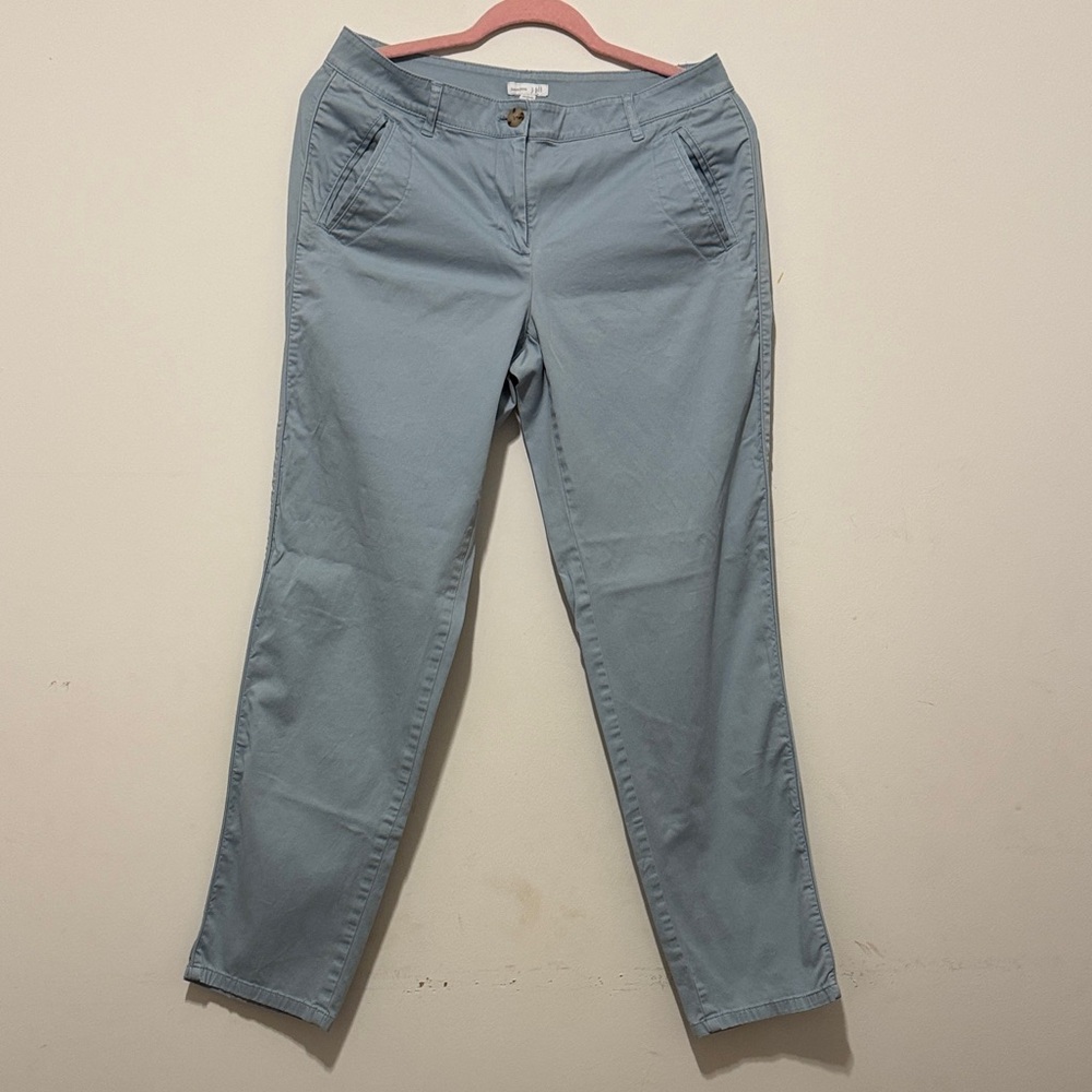 J. Jill Women's Light Blue Straight Leg Pants